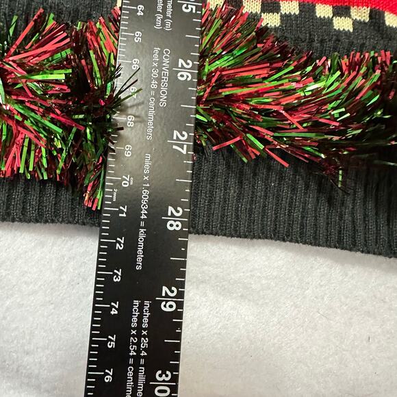 Ugly Christmas Sweater Disney Mickey Mouse LIGHTS UP Tinsel Party Winner Medium - Picture 5 of 5